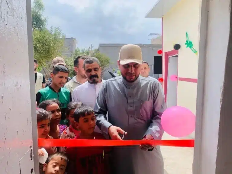 مشروع ايواء يُسعد عائلة من جديد