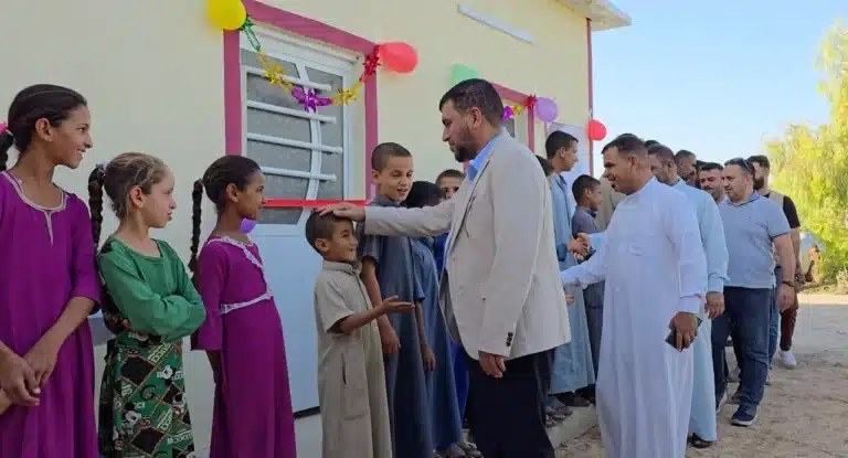 فرحة كبيرة لعائلة “أبو حيدر” باستلام منزلهم الجديد